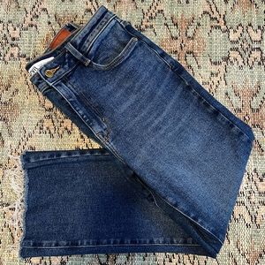 Zara cropped ankle blue jean